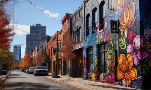 Find your perfect fit at Alta Rochelle a street with cars and buildings along it